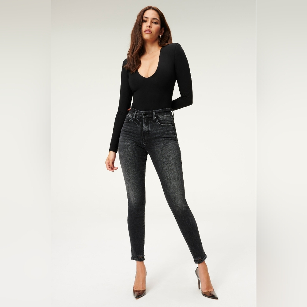 Good American good legs skinny jeans